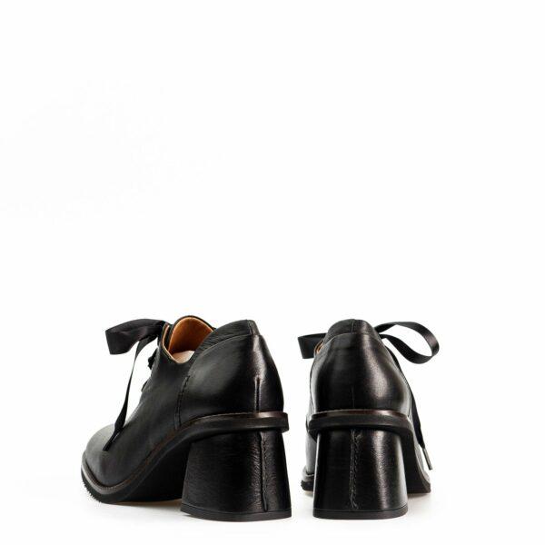 Zapato negro tacón ancho en Acampada Shoes ref:6132