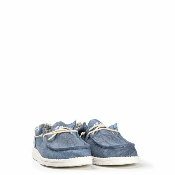 Zapato plano azul claro en Acampada Shoes ref: 6400