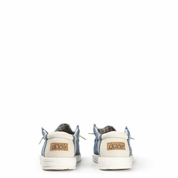 Zapato plano azul claro en Acampada Shoes ref: 6400
