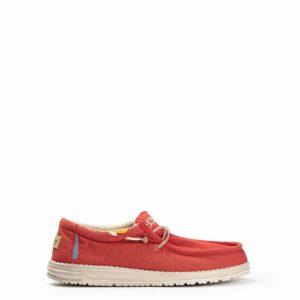 Zapato plano rojo en Acampada Shoes ref: 6404