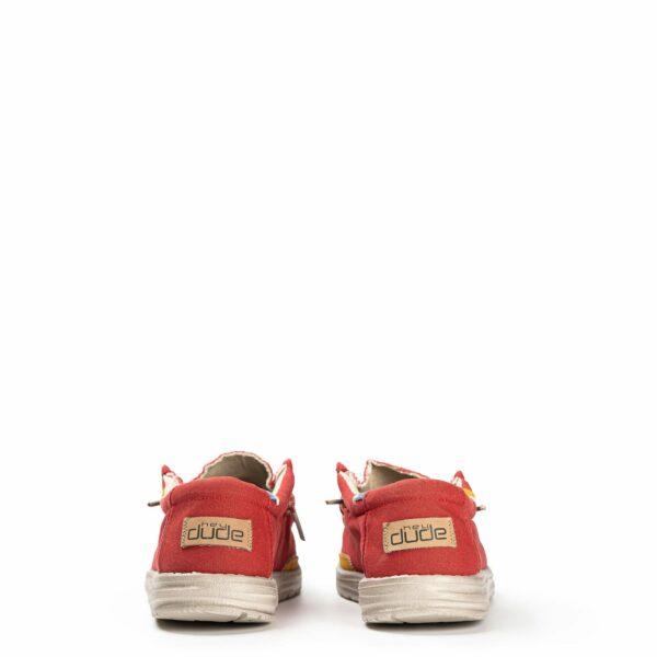 Zapato plano rojo en Acampada Shoes ref: 6404