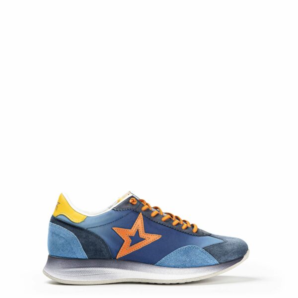 Sneaker azul con cordones en Acampada Shoes ref:7085