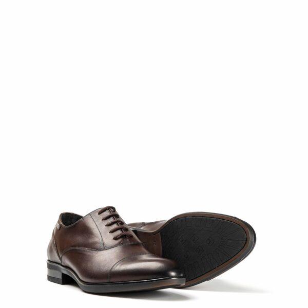 Zapato marrón con cordones en Acampada Shoes ref: 0206