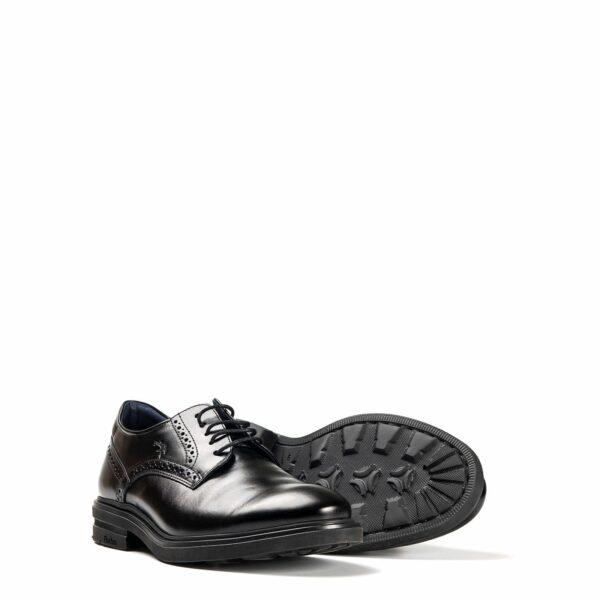 Zapato negro de cordones en Acampada Shoes ref: 2793