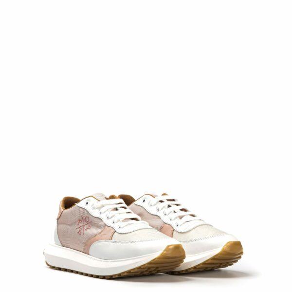 Sneakers rosa piel plataforma en Acampada Shoes ref: 6835