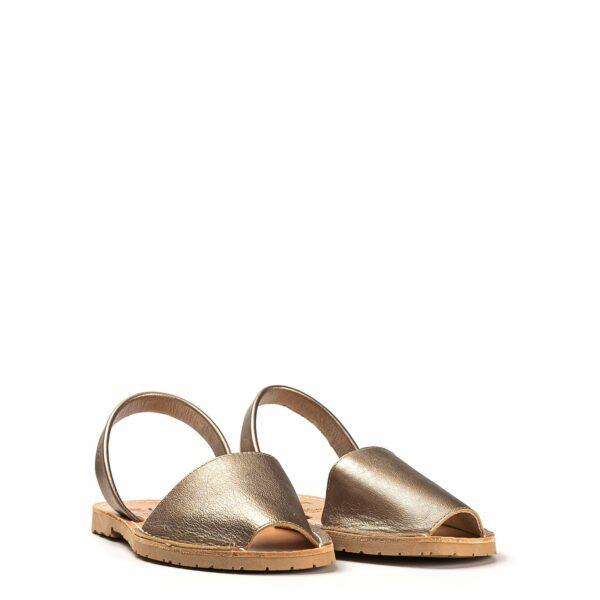 Sandalia menorquina bronce en Acampada Shoes ref: 7308
