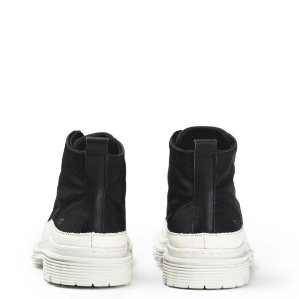 Sneakers alta Art nylon negro